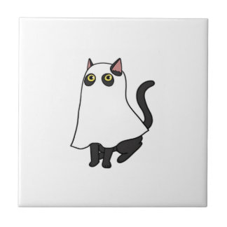 Ghost Cat Classic T-Shirt_2 Tile