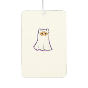 ghost cat Classic T-Shirt_3 Car Air Freshener