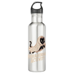 Ghost Cat Classic T-Shirt 710 Ml Water Bottle