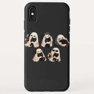 Ghost Cat Cosy Halloween Duo iPhone XS Max Case