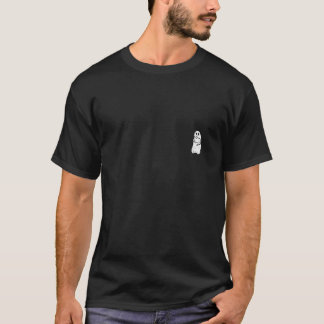 Ghost Cat Halloween Costume Ghoul Spirit Men Women T-Shirt