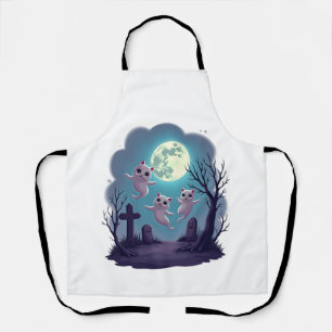 Ghost Cat Parade Apron