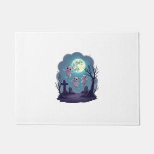 Ghost Cat Parade Doormat