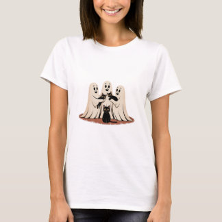 Ghost cat squad Halloween T-shirt T-Shirt