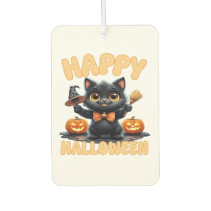 Ghost Cat Tee, Halloween Shirt, Spooky Cute, Unise Car Air Freshener