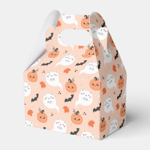 Ghost Cats and pumpkins Favour Box