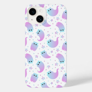 Ghost cats Halloween pattern Case-Mate iPhone 14 Case