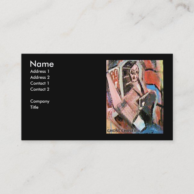 GHOST CHASER BUSINESS CARD (Front)
