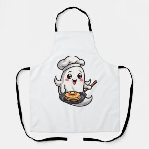 Ghost Chef – Funny Halloween Cooking Tee Apron