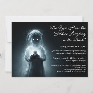 Ghost Child Halloween Costume Party Invitation