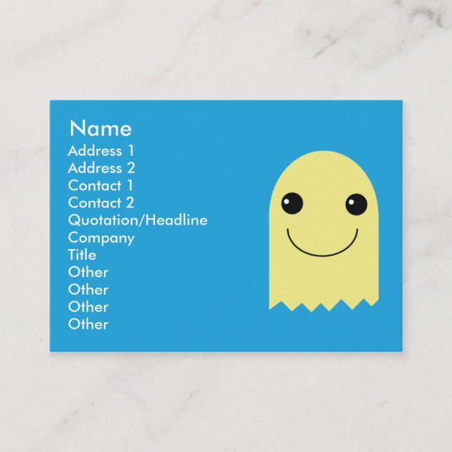 Ghost - Chubby Business Card (Front)