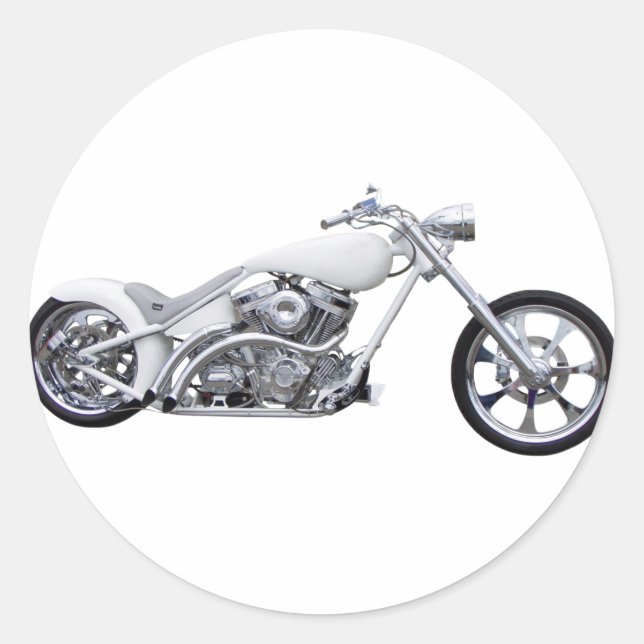 Ghost Classic Round Sticker (Front)