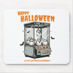 Ghost Claw Game Happy Halloween Mouse Mat