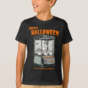 Ghost Claw Game Happy Halloween T-Shirt