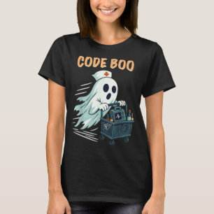 Ghost Code Boo In The Icu Nursing Gift For Hallowe T-Shirt