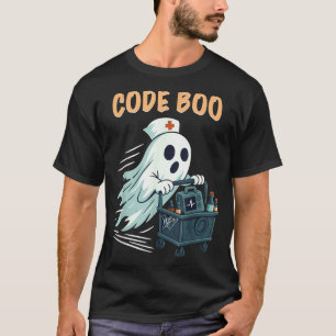 Ghost Code Boo In The Icu Nursing Gift For Hallowe T-Shirt
