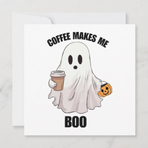 Ghost Coffee Halloween Funny