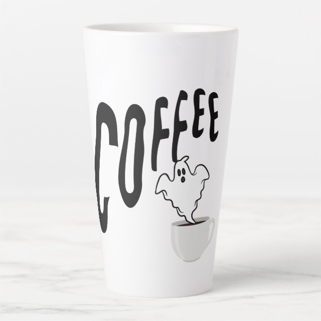 Ghost Coffee Large Mug | Haunted as Hell! (Front)