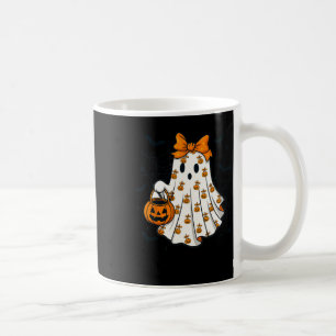 Ghost Coquette Spooky Halloween Pumpkin Treat Or T Coffee Mug