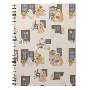 Ghost Cottage notebook Cosy Autumn Journal