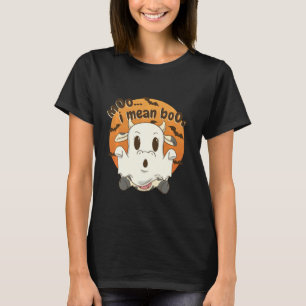 Ghost Cow Moo I Mean Boo Halloween Cow Lover T-Shirt