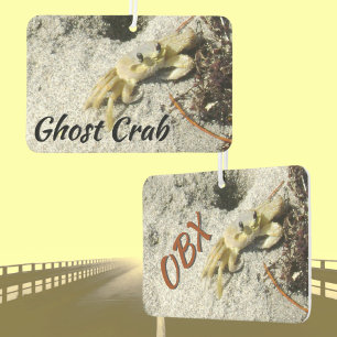 Ghost Crab OBX Outer Banks NC Photographic Car Air Freshener