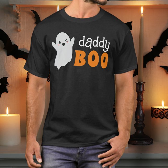 Ghost Daddy Boo Matching Family Halloween T-Shirt (Join the fun with our family matching shirt!)