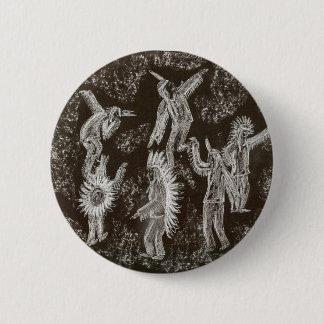 GHOST DANCERS 6 CM ROUND BADGE