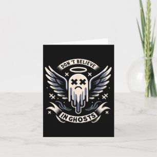 Ghost Design Cute Ghost Halloween Spooky Season Card