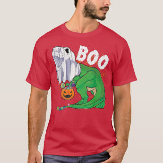 Ghost Dinosaur T re Funny Boo Halloween Boys Men P T-Shirt