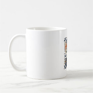 Ghost DJ Spooky Beats Vintage Engraving Halloween Coffee Mug