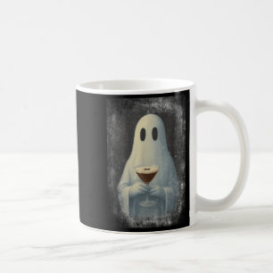 Ghost Drinking Espresso Martini Halloween Spooky A Coffee Mug