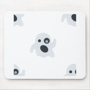 ghost emoji mouse mat