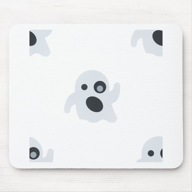ghost emoji mouse mat (Front)