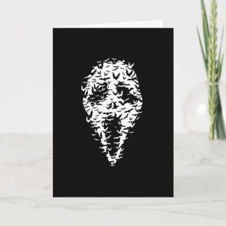 Ghost Face Bats Card