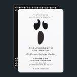 Ghost Face Halloween Party Trick or Treat Party Invitation<br><div class="desc">Customise for your event.</div>