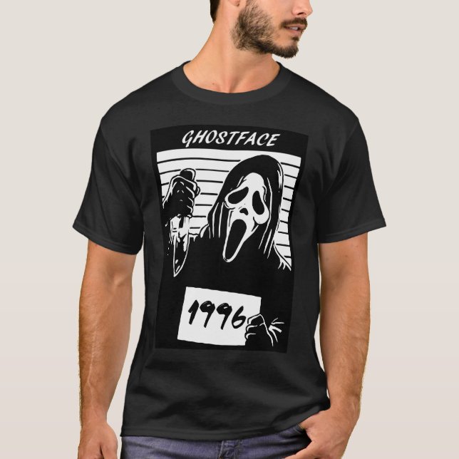 Ghost Face Horror Movie T-Shirt (Front)