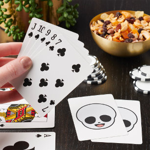 Ghost Face Skeleton Chibi Pastel Goth Halloween Playing Cards