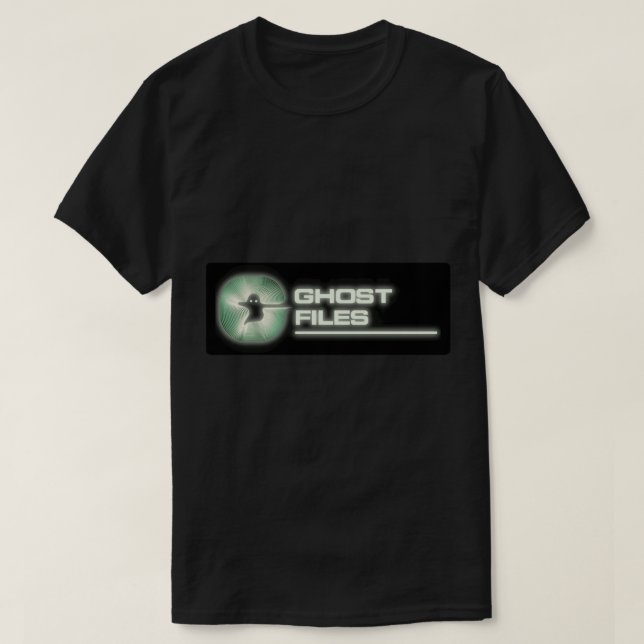 Ghost Files Sticker1 T-Shirt (Design Front)