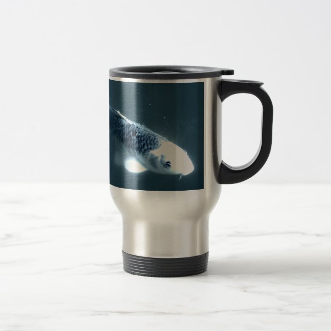 "Ghost" Fish Travel Mug (Right)