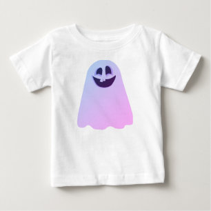 Ghost Floating Character Halloween  Baby T-Shirt