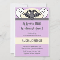 Ghost Flying Bat Halloween Baby shower