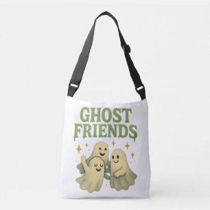 Ghost Friends - White Crossbody Bag