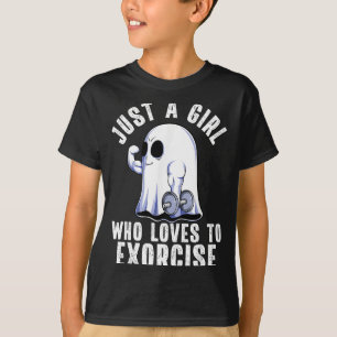 Ghost Funny Gym Workout Bodybuilding Soky Hallowee T-Shirt