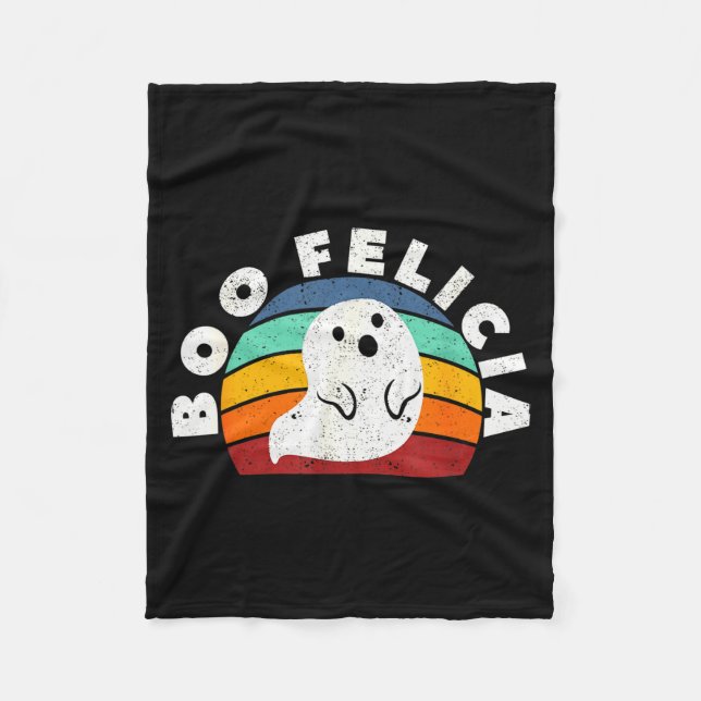 Ghost Funny Love Halloween Party Ghosts Homemade B Fleece Blanket (Front)