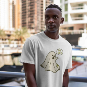 Ghost Funny Pun Cartoon   T-Shirt