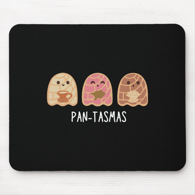 Ghost Funny Spooky Conchas Mexican Ghost 1  Mouse Mat (Front)