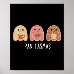 Ghost Funny Spooky Conchas Mexican Ghost 1  Poster