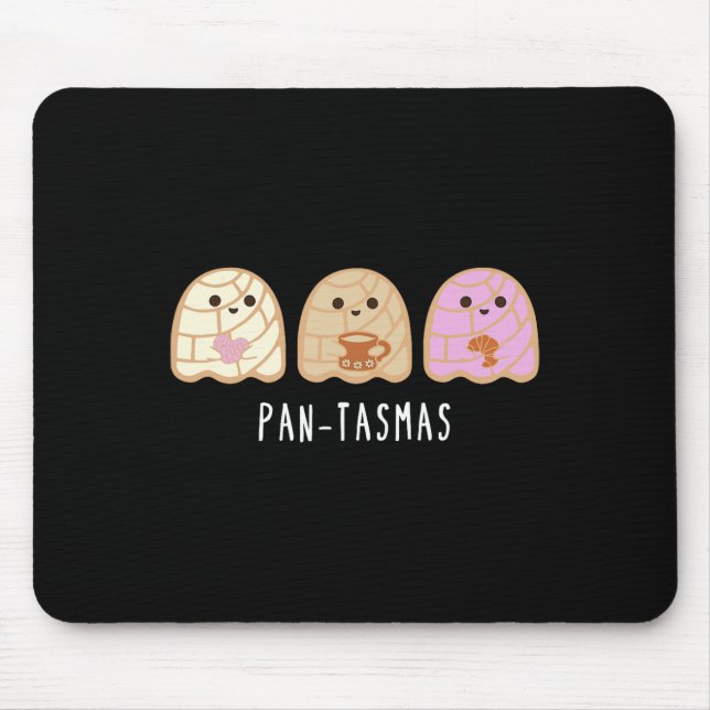 Ghost Funny Spooky Conchas Mexican Ghost  Mouse Mat (Front)