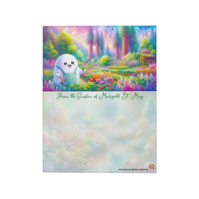 Ghost Gardening Notepad (Rotated)